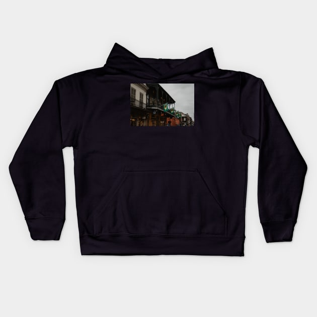 The French Quarter's Christmas Kids Hoodie by LindsayVaughn